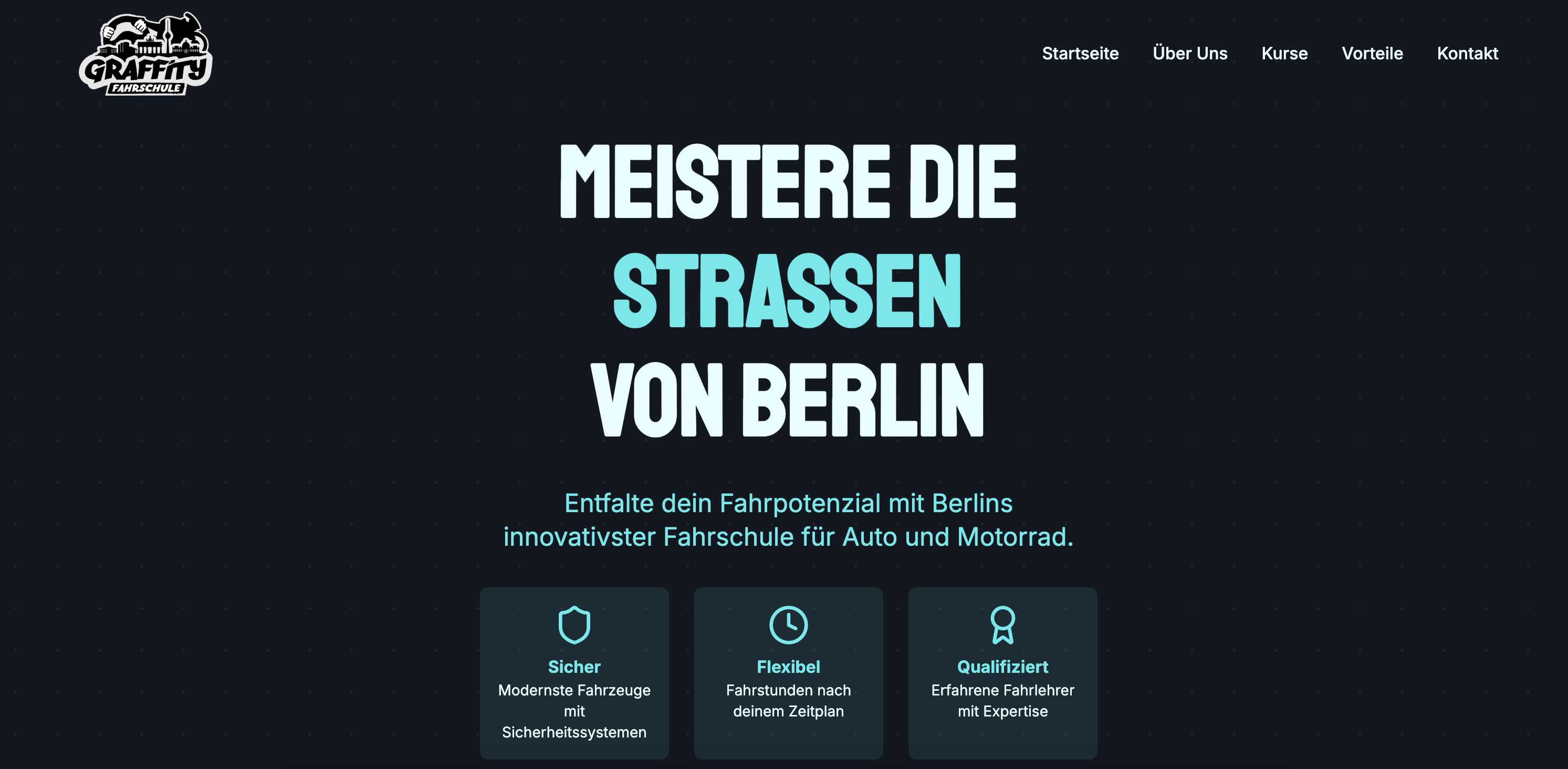 Website für Berliner Fahrschule